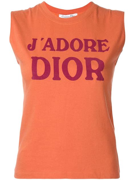 dior t shirt orange